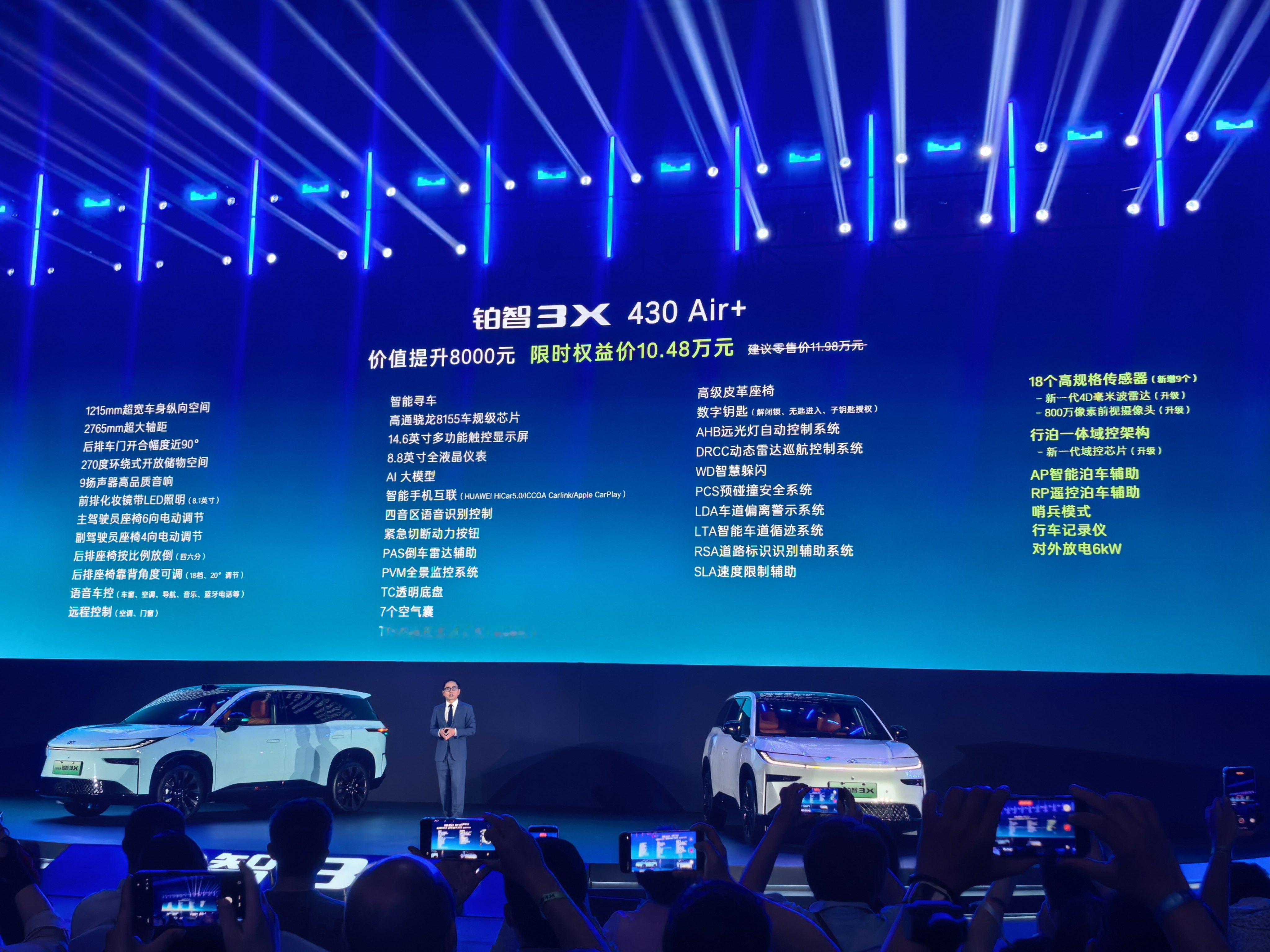 2026款铂智3X上市发布会2026款广汽丰田铂智3X全系增配不增价，权益价9.
