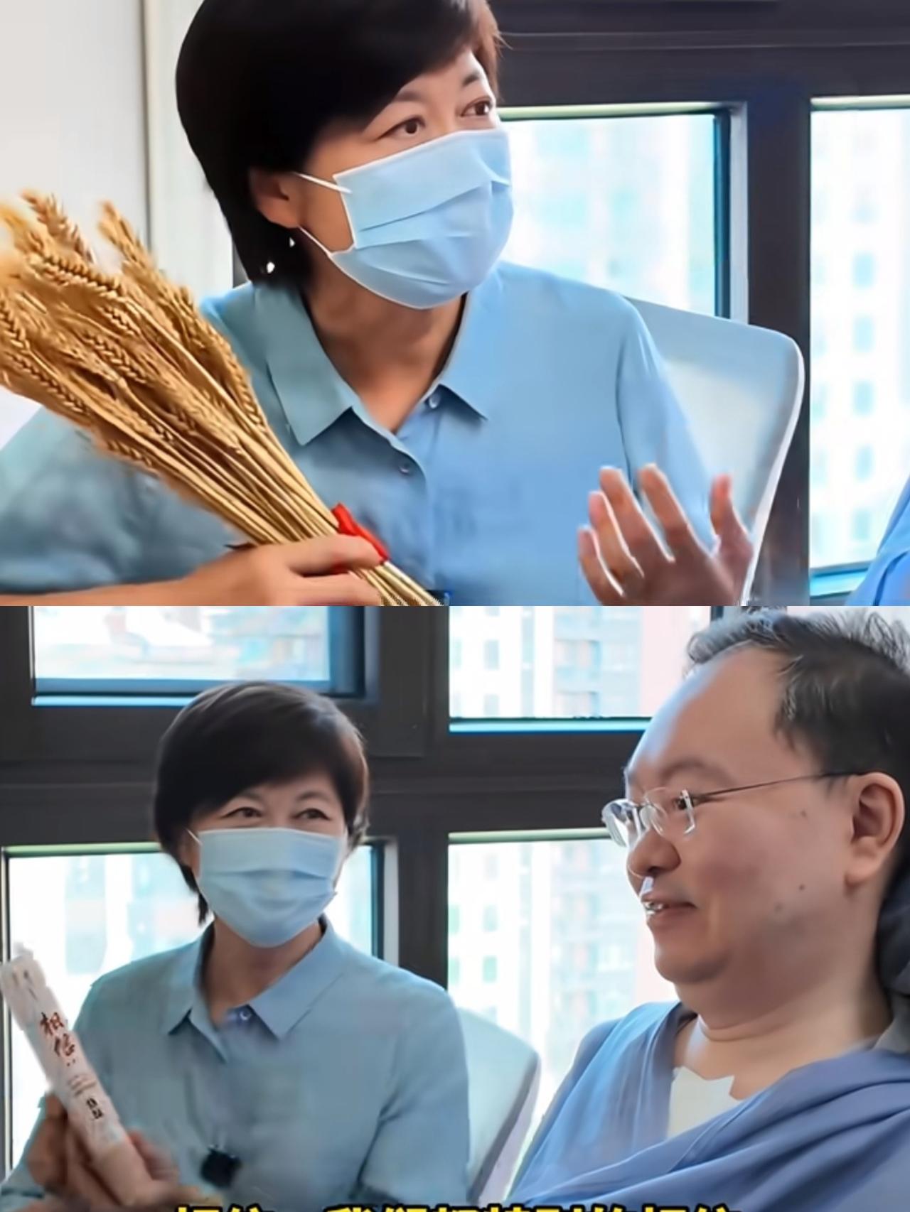 蔡磊发文说：“这3个月，每天都在为敬一丹老师祈祷，希望她能挺过来。”
看到这段话