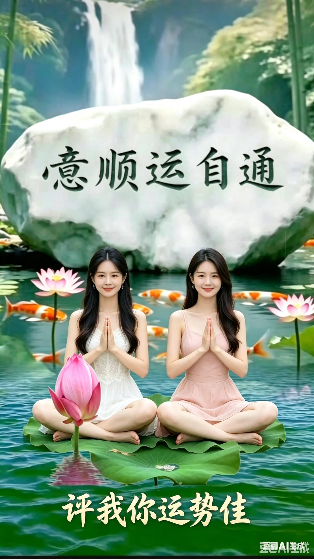 意顺运自通，福气满心间。
女人什么发型最美？