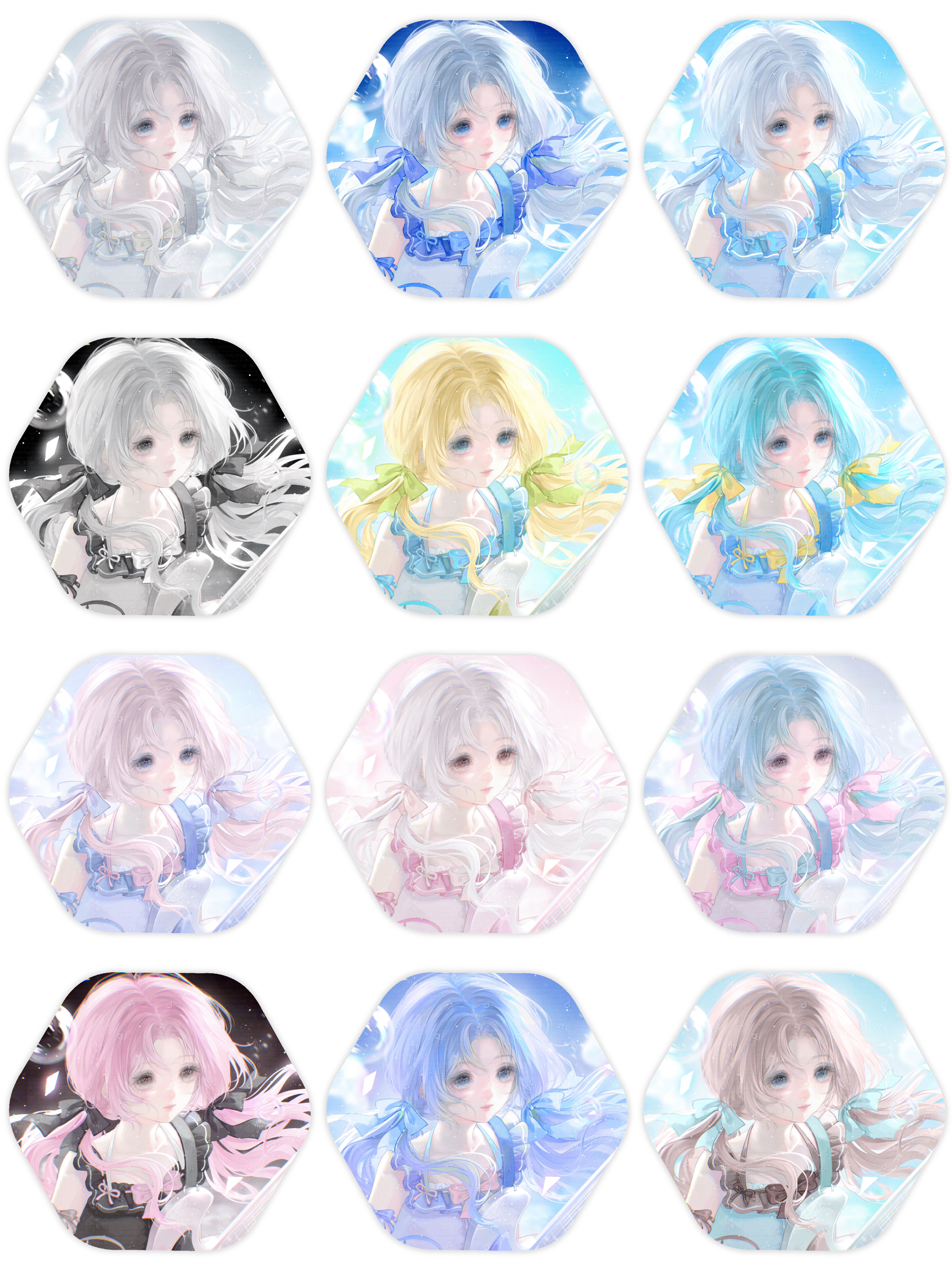 六边形头像  【海岸线】掉落来啦~ ✨宝宝们进群 群微博fk后发送截图，历史消息