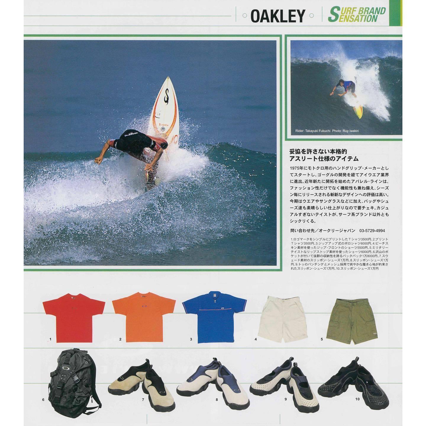 OAKLEY 这两年复刻的款式 配个冲浪画面