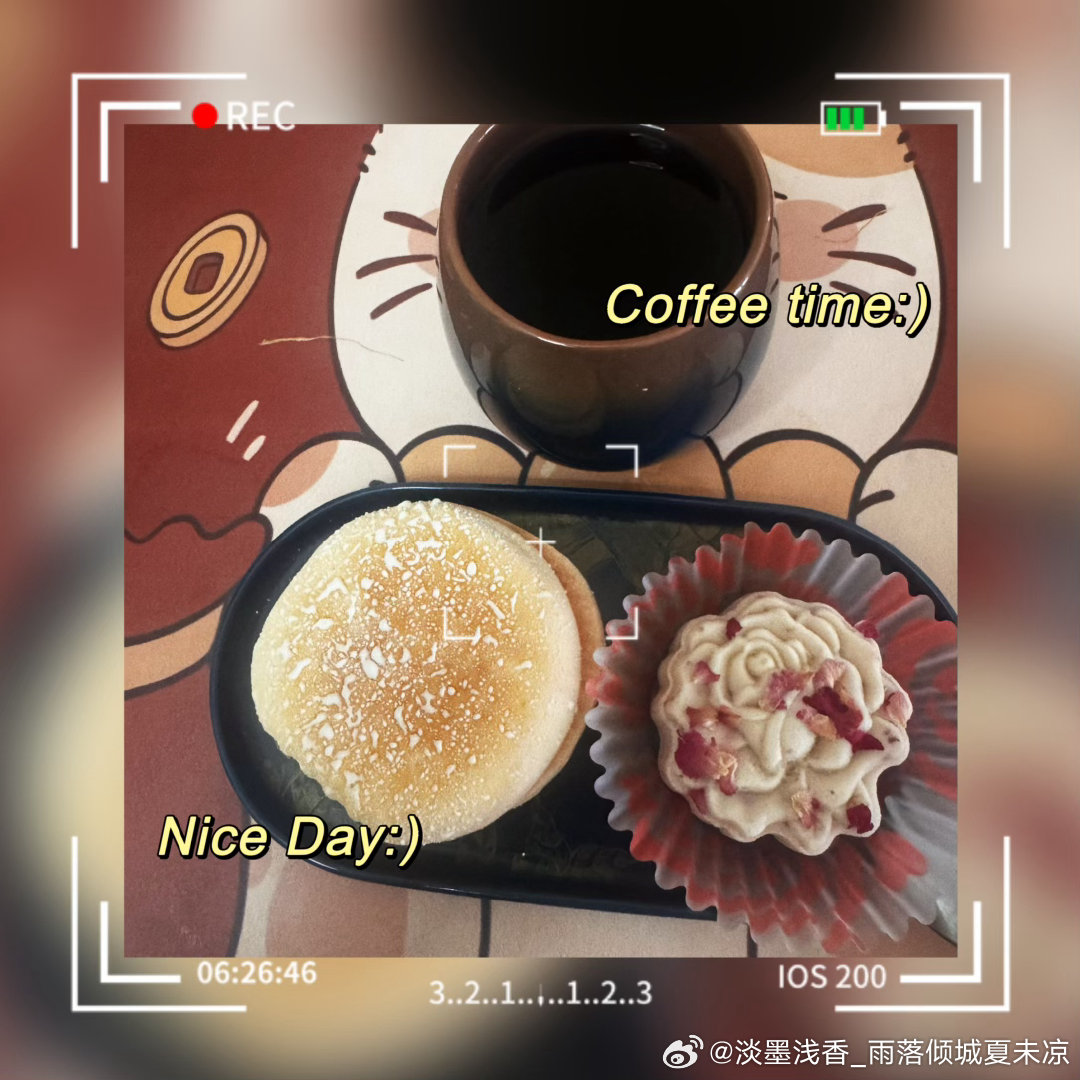 咖啡有温度，日子有甜度愿我们都能在平凡里遇见温柔与浪漫🌿早安~🍒🍒金价又跌