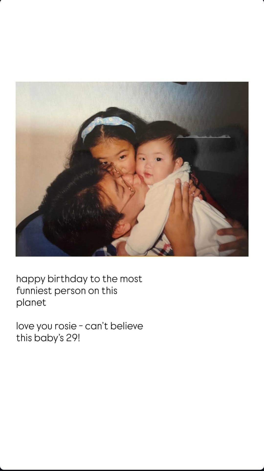 260211 Alice（彩英姐姐）更新Rosé生日相关🎂“祝这个星球上最有趣