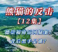 国际大事里的秘密，老蚕这次要揭开德崇扶南运河的谜团！32分钟12秒的视频里全是猛