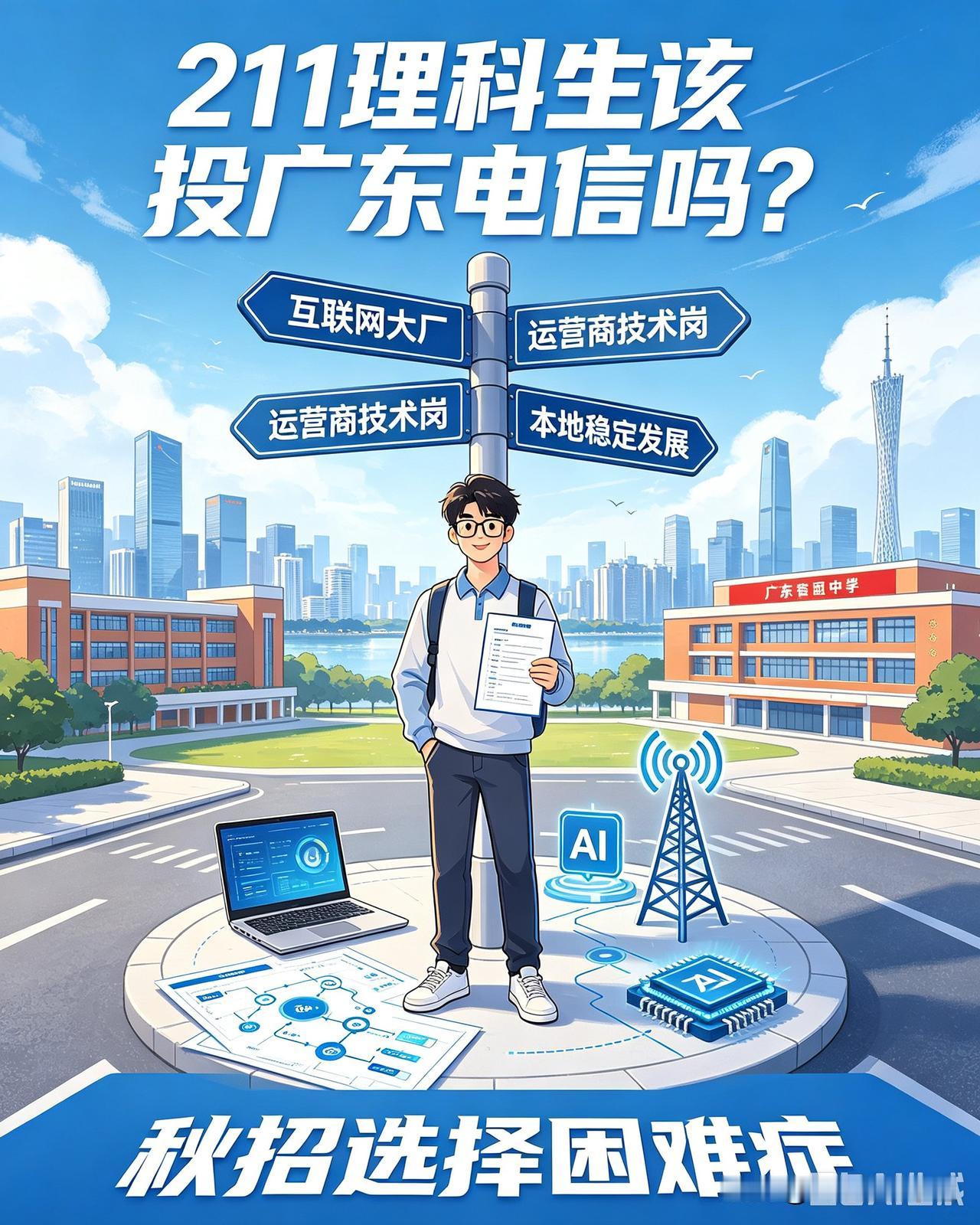 211理科生大四纠结中！广东电信2027校招开启，到底要不要投？
 
作为一名广