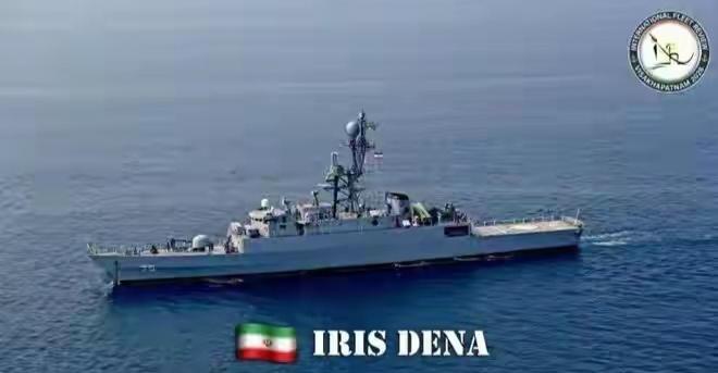 伊朗两艘舰船前往印度参加印度军演，去时战争没发生呢，返程时战争发生了。在斯里兰卡