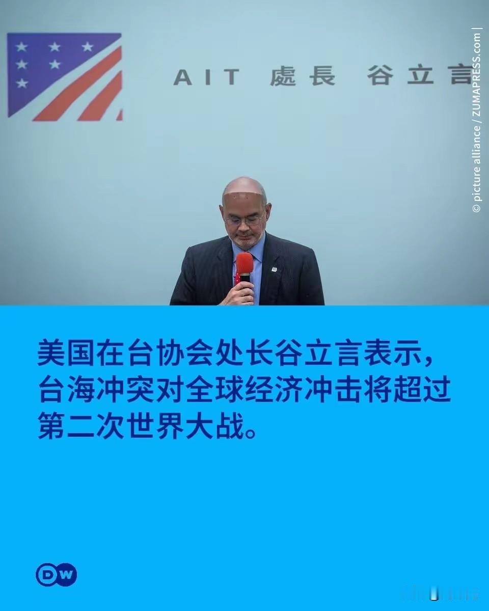 美驻台协会处长谷立言叫嚣称，“没有哪个议题比如何确保台海和平更为紧迫、更为重要。