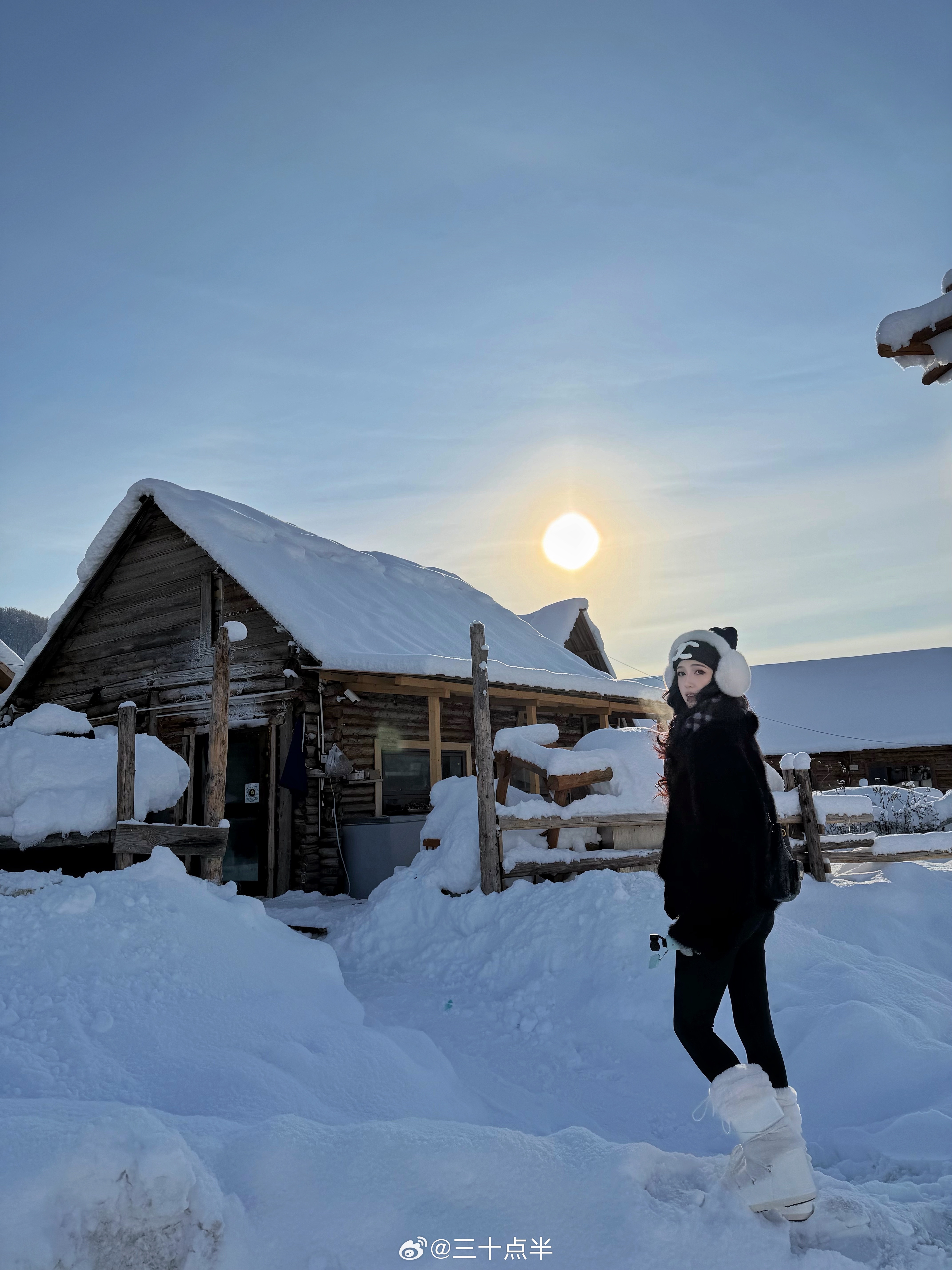 禾木暴雪后的晴天 阿勒泰·禾木村