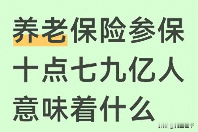 养老保险参保十点七九亿人意味着什么