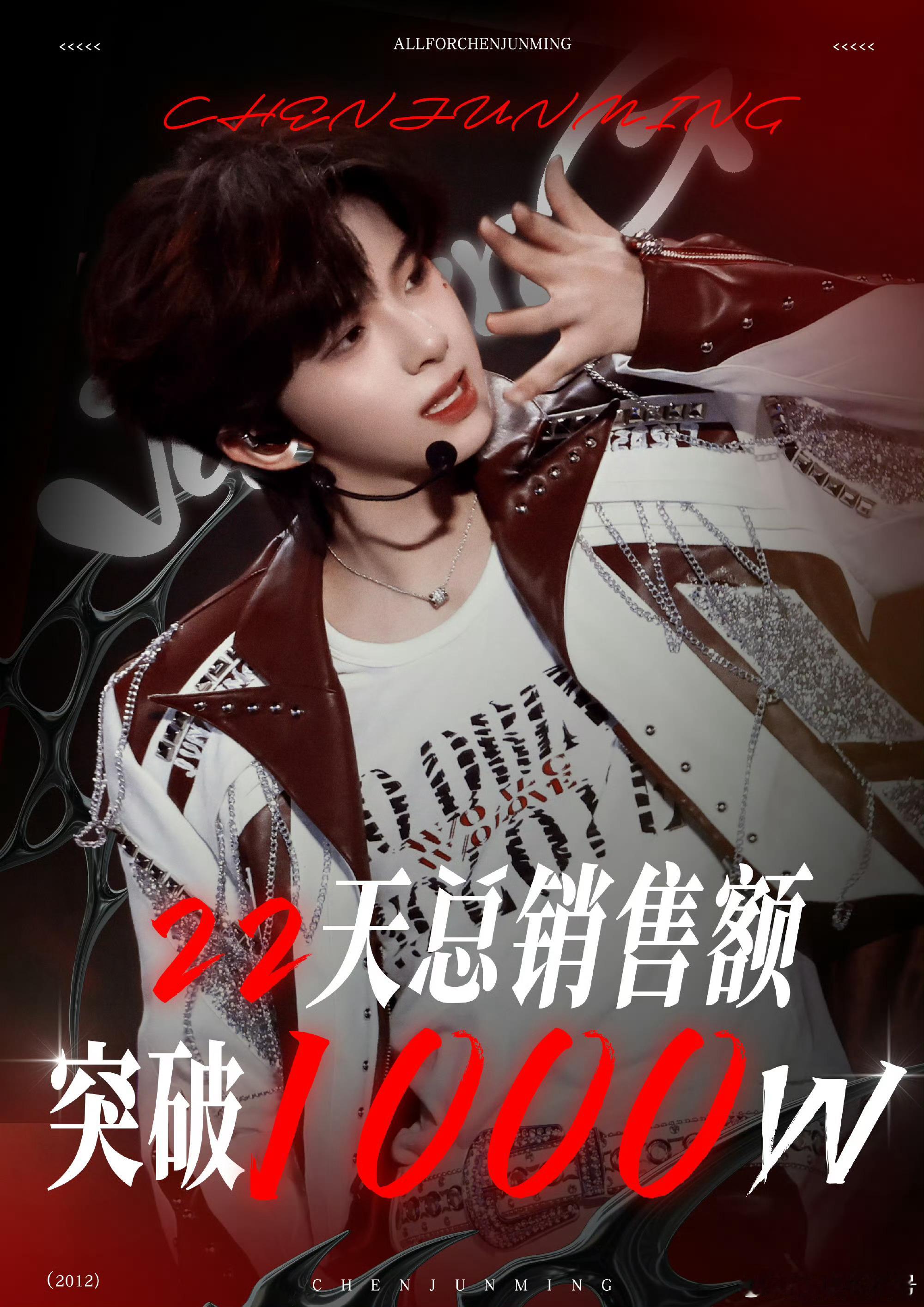 好可怕呀，22天1000w ​​​
