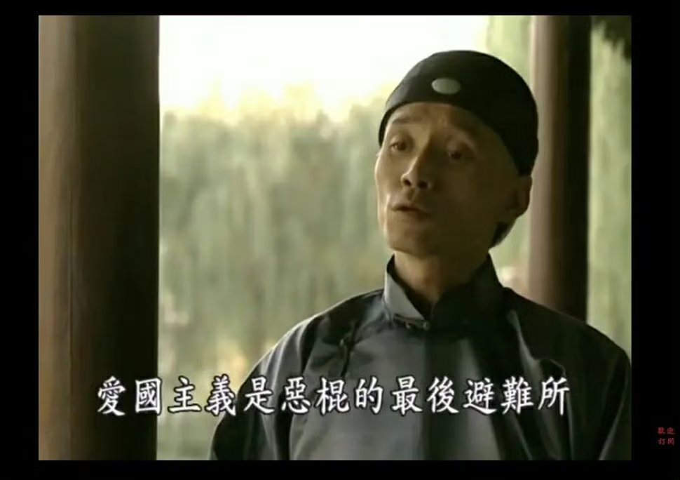 他们很爱国，却从不爱自己的同胞。因为爱人是需要投入情感，付出时间、精力、经济成本
