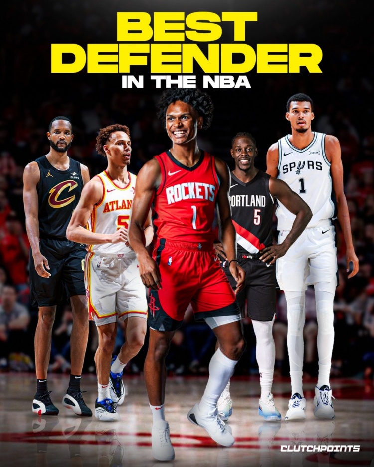 美媒评最佳防守阵容：霍勒迪+丹尼尔斯+阿门+莫布里+文班！同意吗