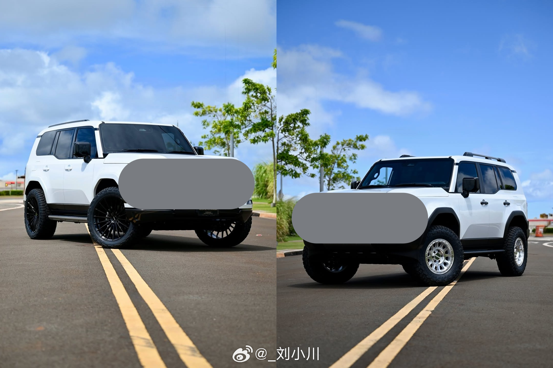 雷克萨斯GX丰田Land Cruiser 把脸挡住！大家知道哪个是雷克萨斯GX？