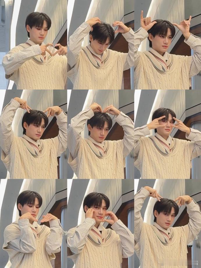 姚琛蝴蝶结比心  姚琛饭撒的神 姚琛在音中MINIFM时刻，蝴蝶结比心如同一道绚