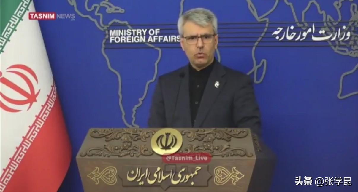 伊朗外交部发言人伊斯梅尔·巴哈伊今天表示：“伊朗伊斯兰共和国在维护国家利益方面，