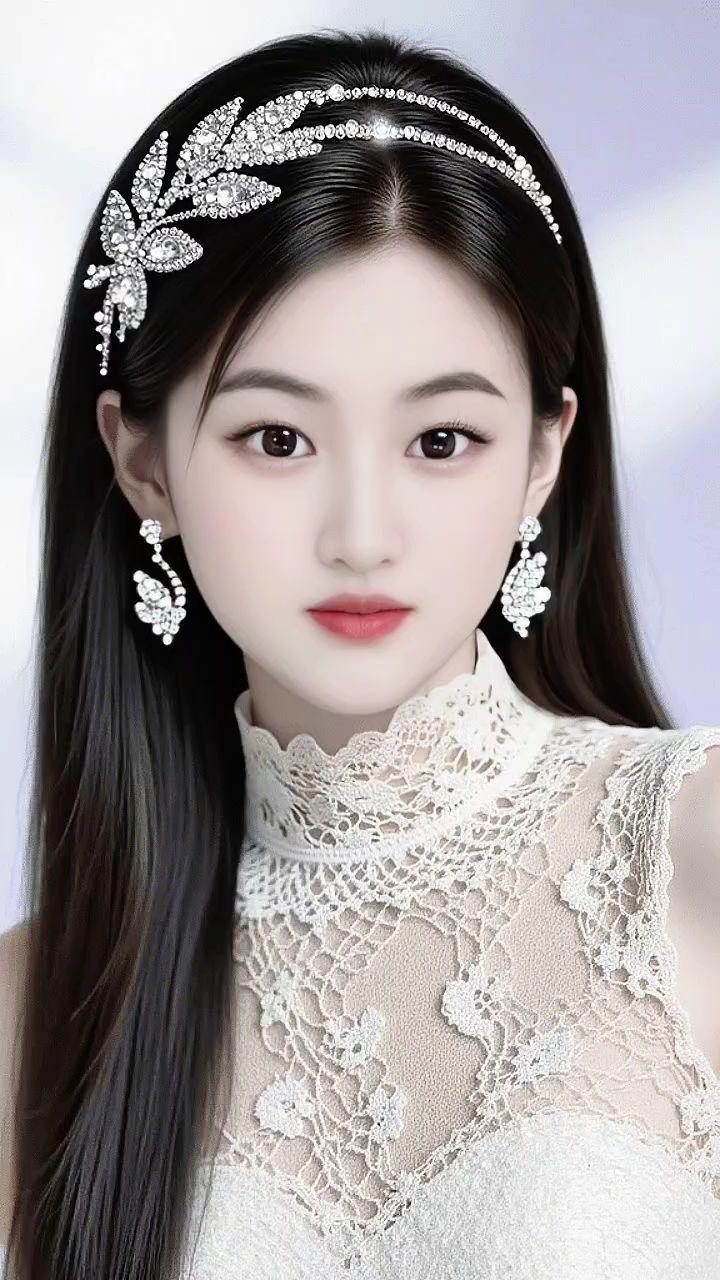美出高级感 甜美蕾丝头饰 头饰时尚设计 清纯甜美 优雅气质