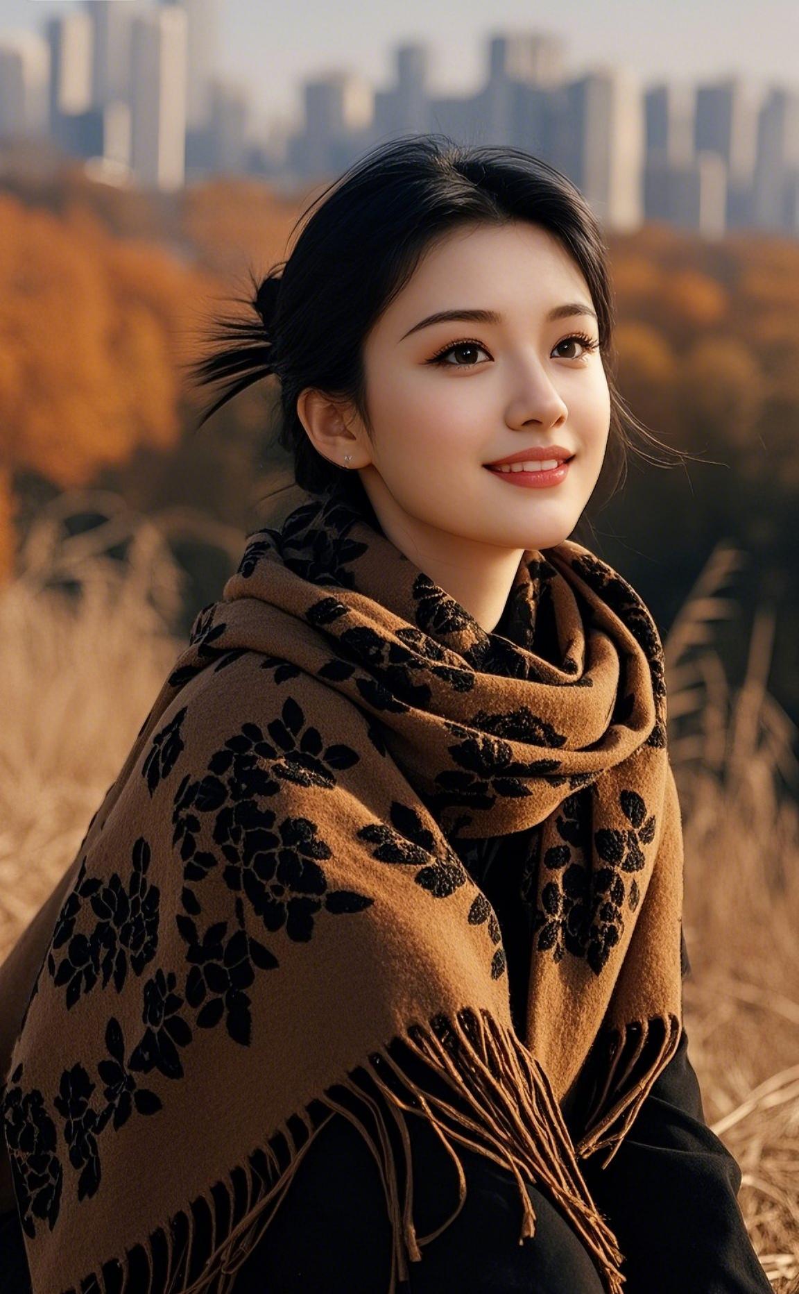 上联：棕披落絮凝香暖
下联：黛绾流光映靥甜