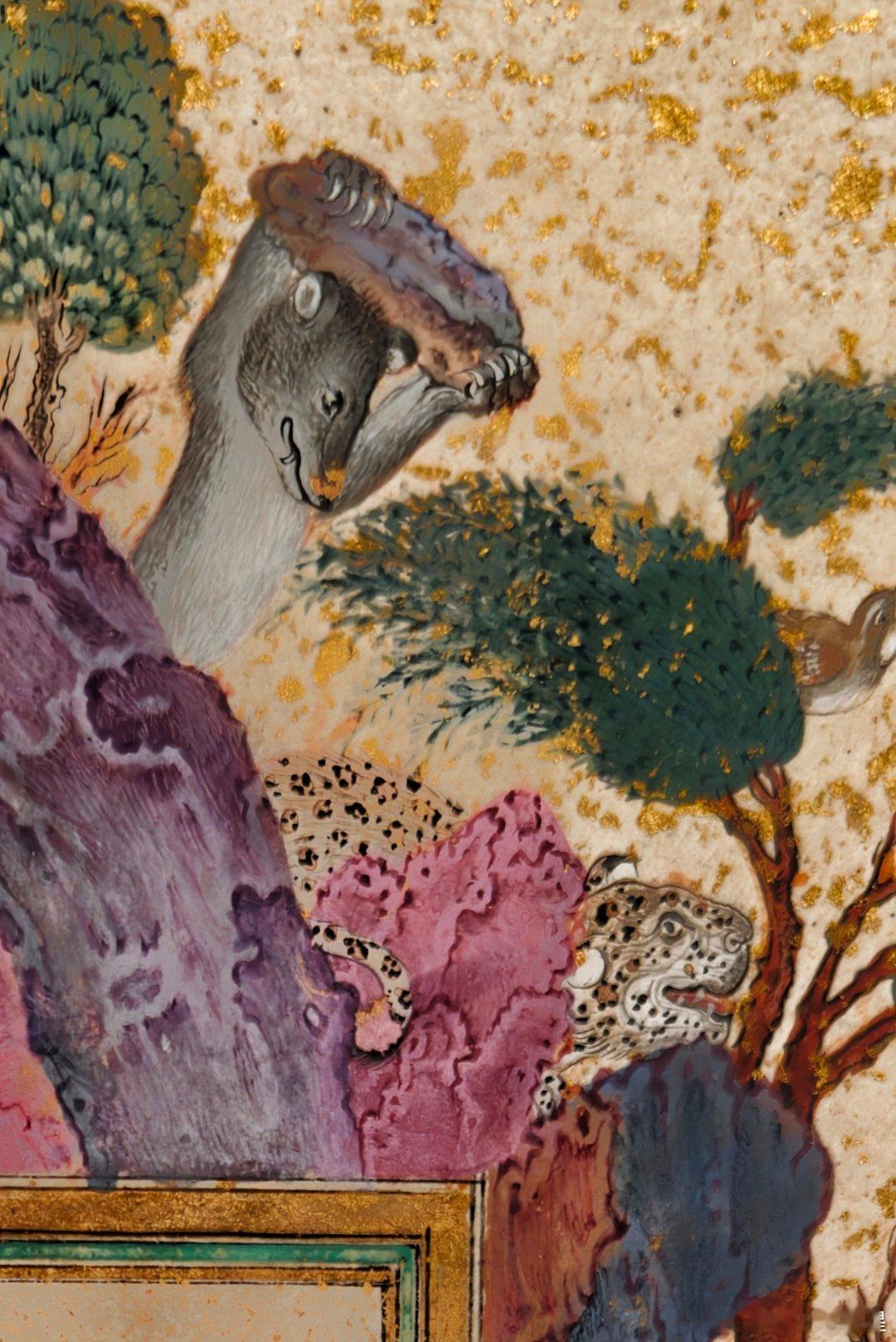 名作：火节（萨达节）塔赫玛斯普列王纪，1524，作者苏丹默罕默德纽约大都会艺术博