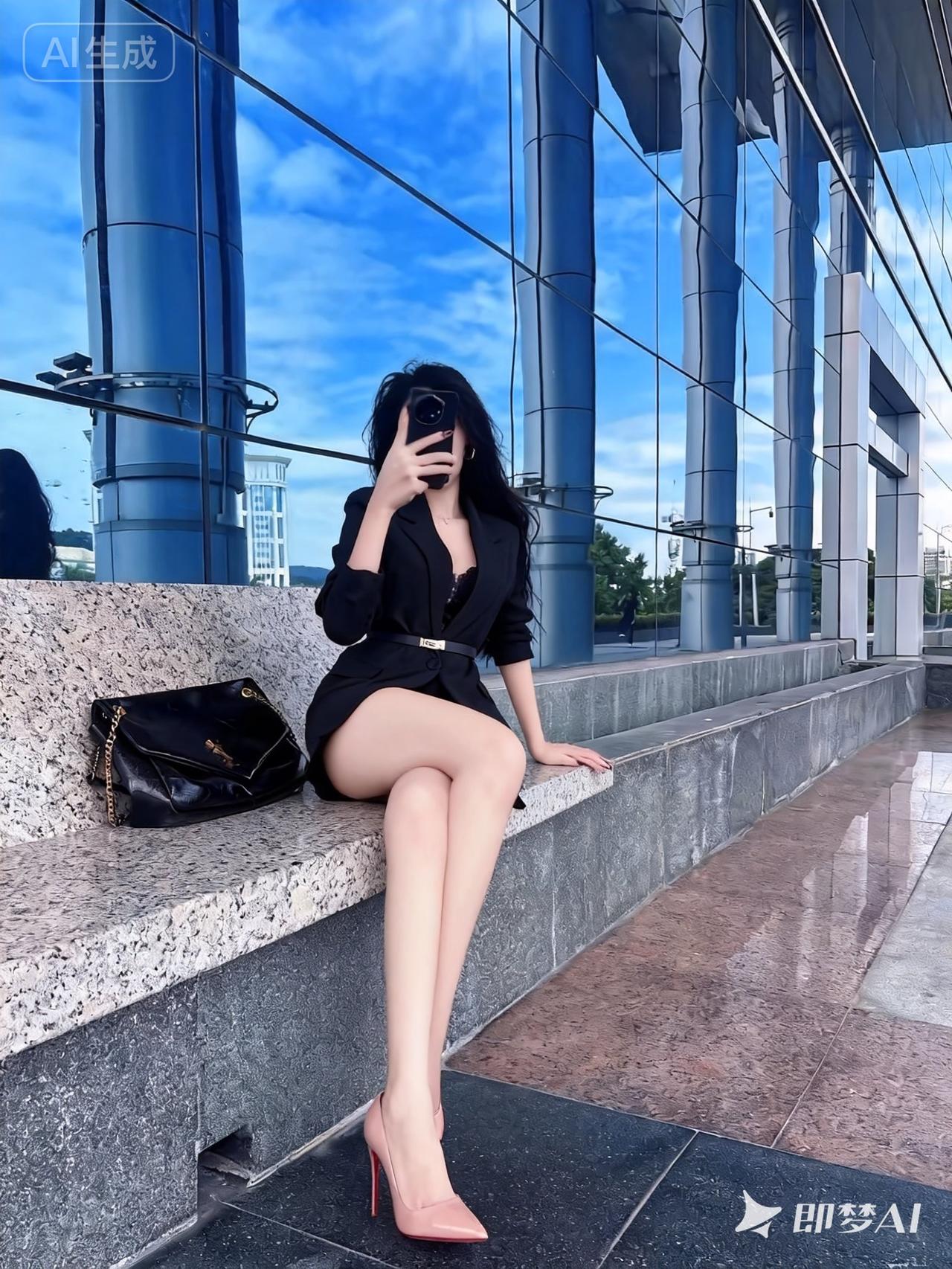 好身材好气质 辣妹穿搭