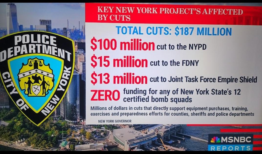 突发！

特朗普以政府关门为由，削减政府支出。首当其冲的就是民主党控制的蓝州，对