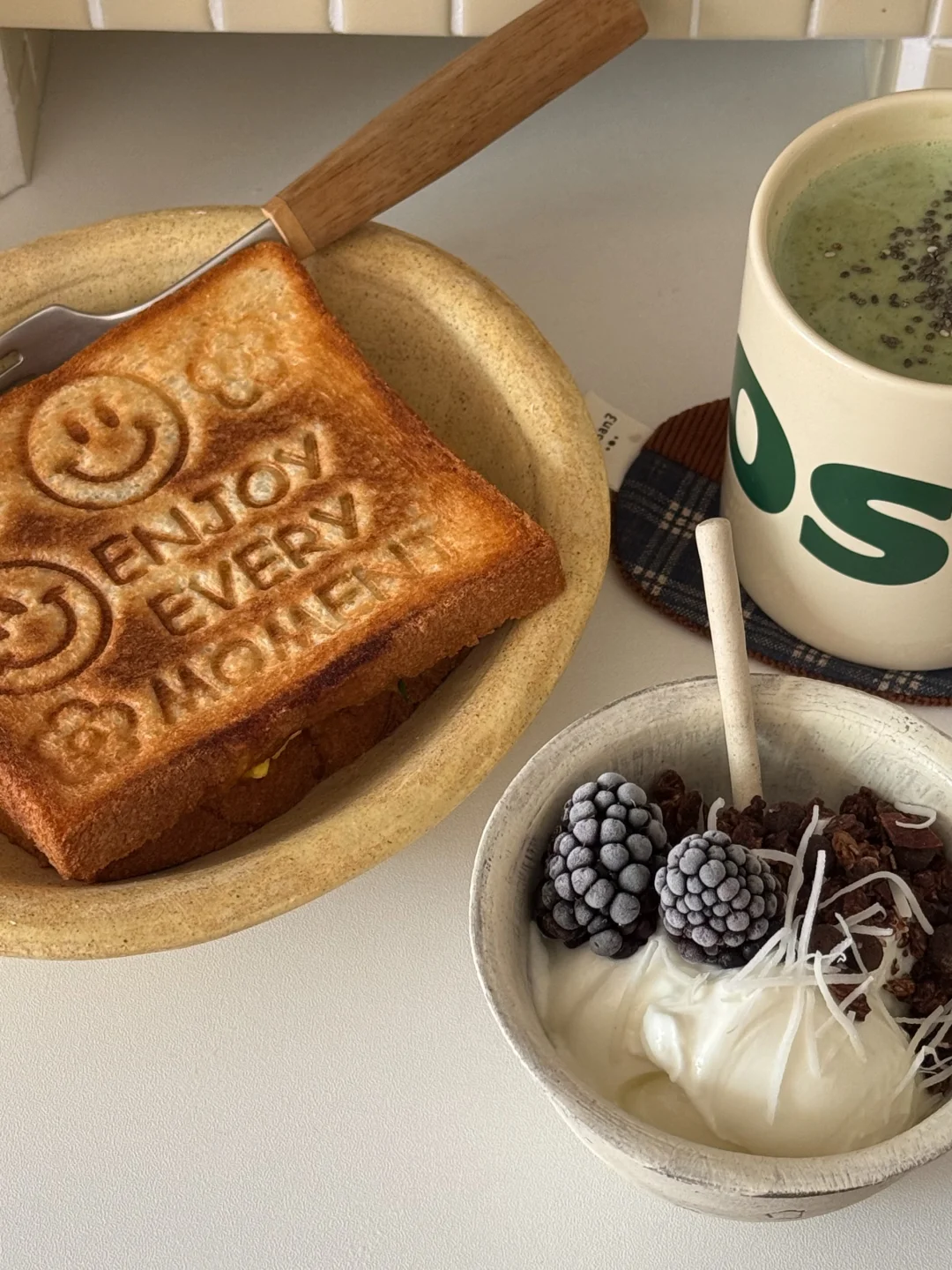 今日早餐｜又到了吃热压三明治的季节了🥪