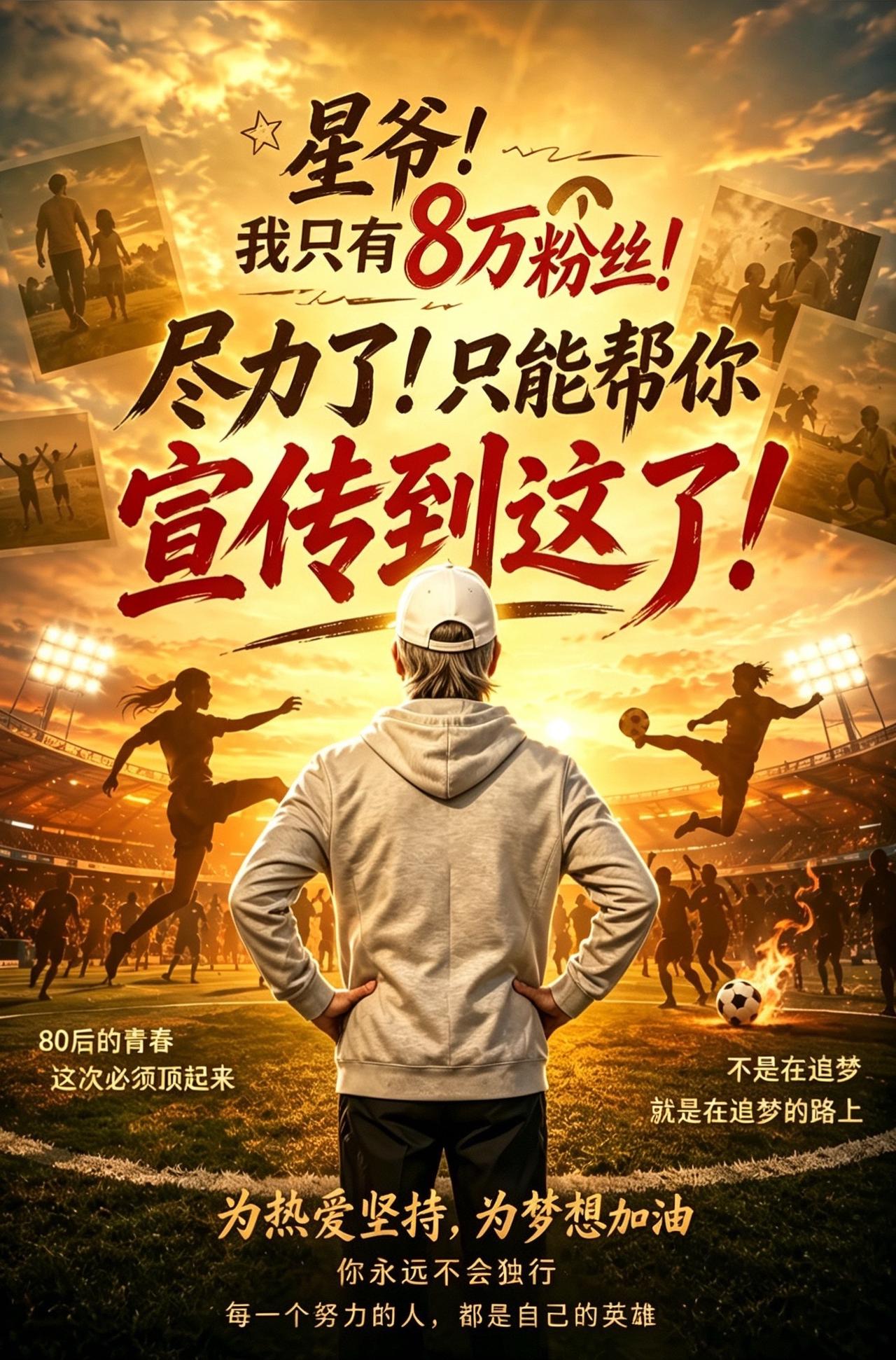 星爷，我只有八万粉丝，只能帮你宣传到这了功夫女足 周星驰电影