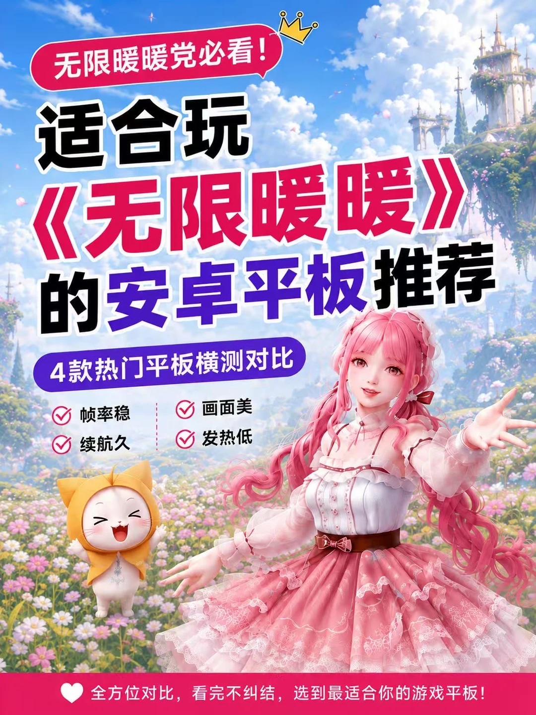 适合玩《无限暖暖》的安卓平板怎么选？🎮