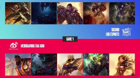  【LNG vs WBG】第一局

MVP：Xiaohu (阿兹尔)
季后赛的大