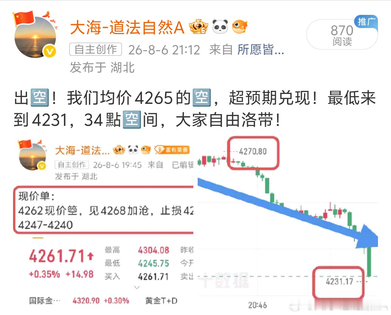 今日小结：今天操作节奏很舒服，全程顺势低多为主，没有乱追高、不逆势扛单，稳稳吃到
