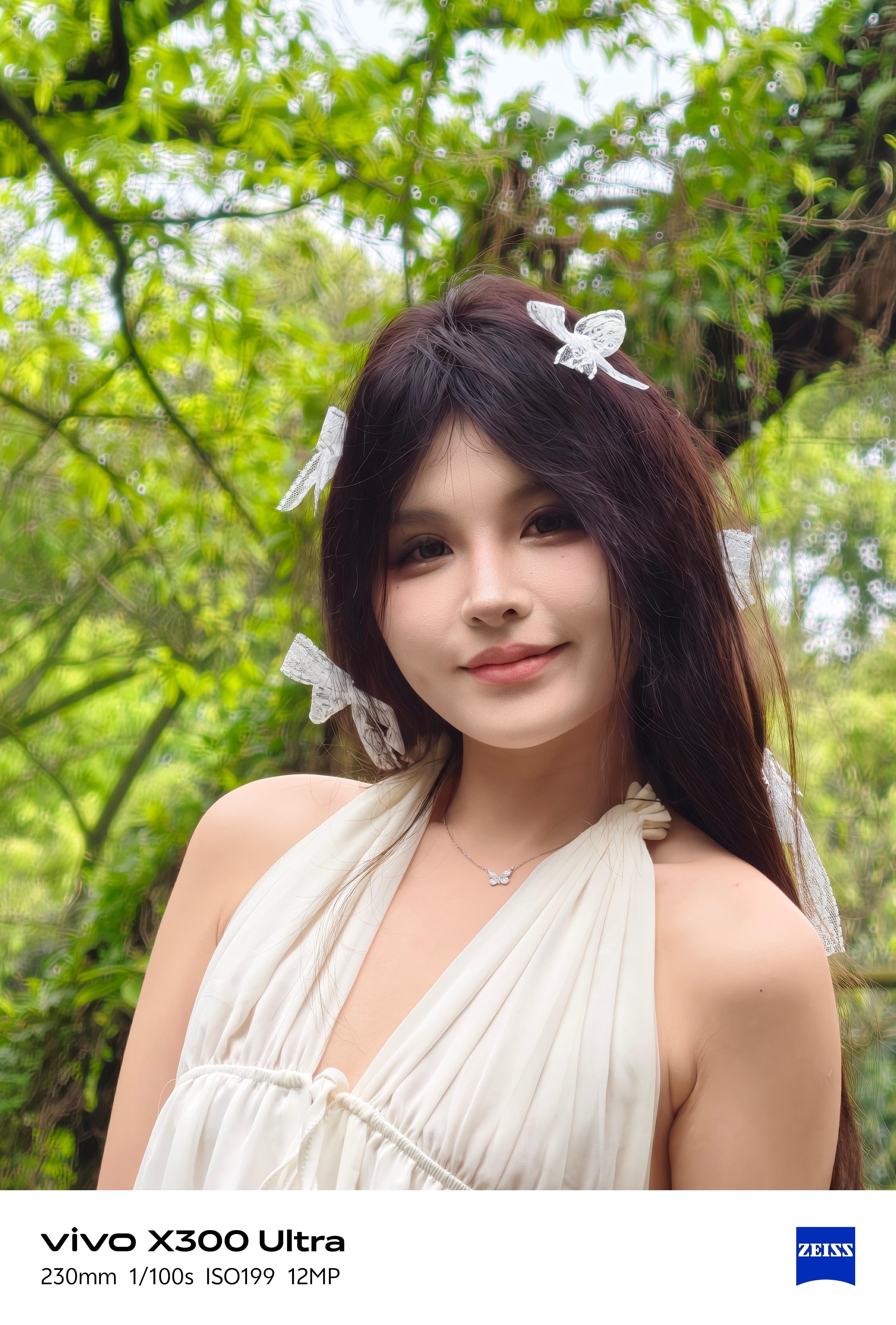 vivo X300 Ultra实拍人像，发丝根根分明，皮肤白里透红，遮掉水印你可