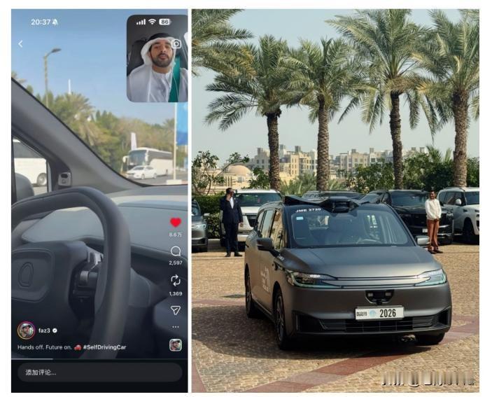 萝卜快跑成迪拜世界政府峰会
唯一指定全无人车队
2026年世界政府峰会在迪拜召开