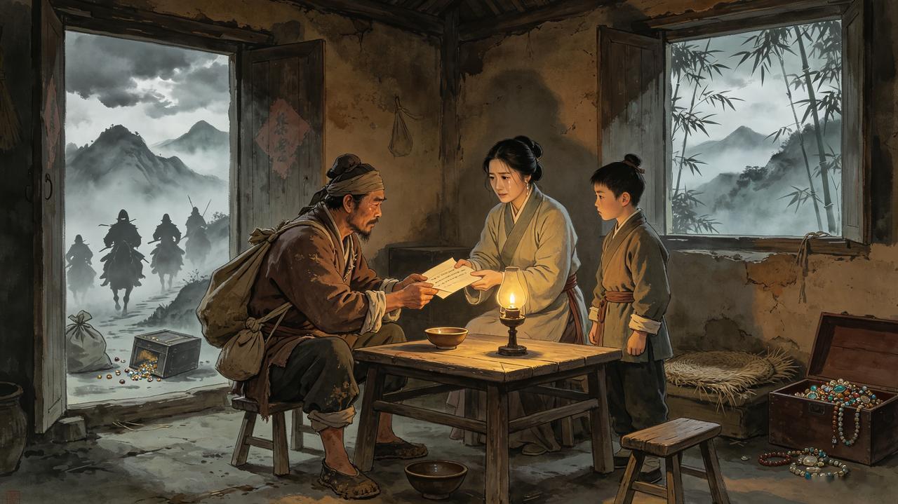 南宋年间，九华山脚下住着个贫苦农夫陈安，为人热心肠。

一日，他在山沟里发现个浑