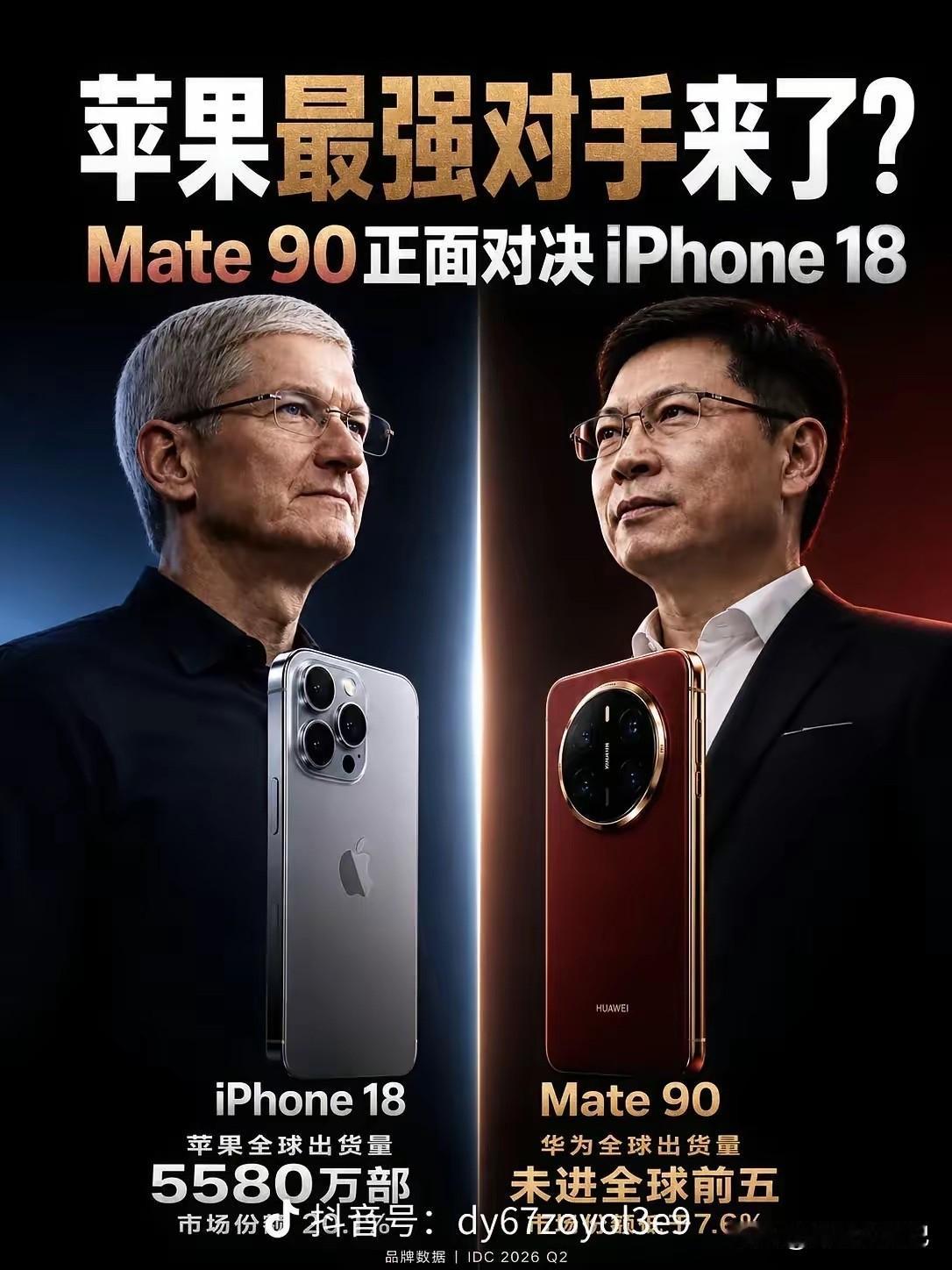 下一部手机，你买苹果还是华为呢