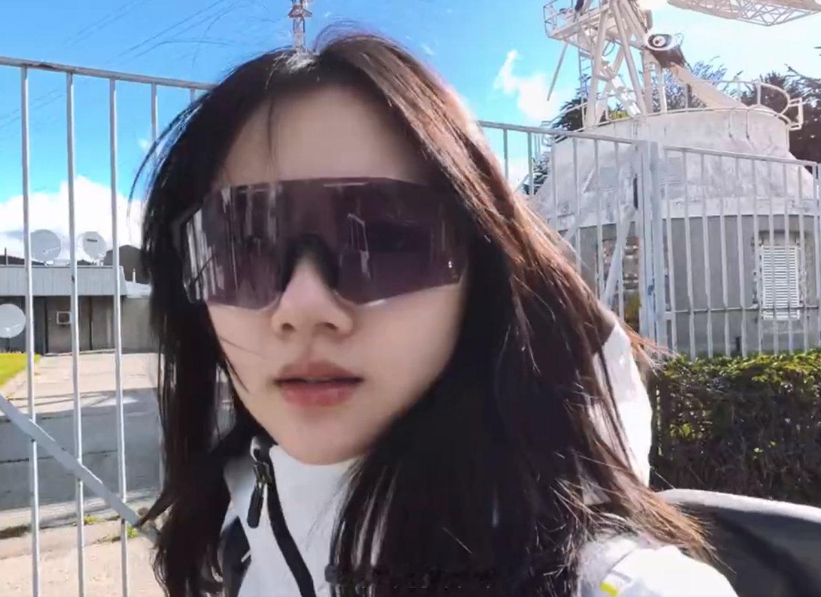 任敏在南极跳水 任敏一个人去南极，好勇敢的敏敏子 