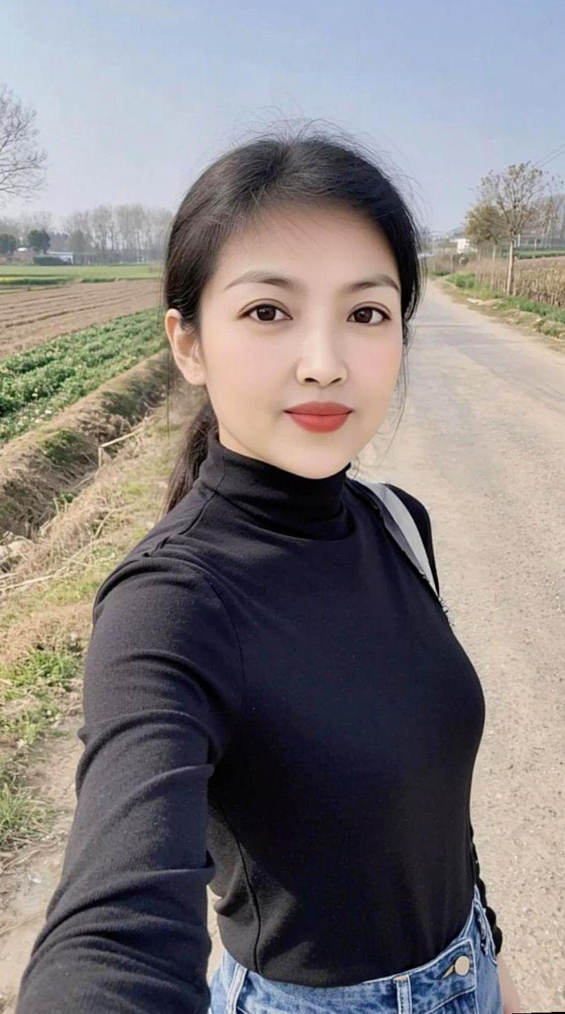 AI田园生活照  穿搭