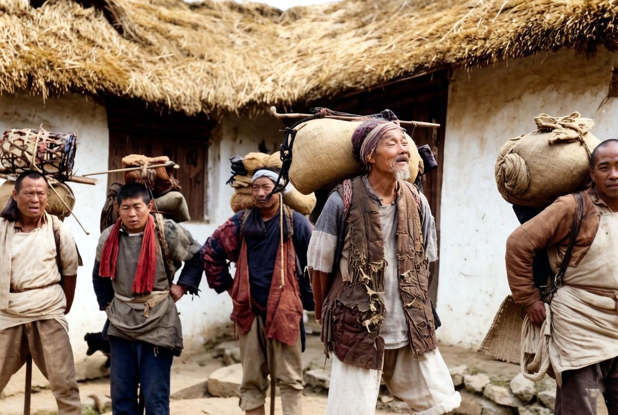 1925年，一个英国人在湖北宜昌旅游，途中遇到几名翻山越岭而来的脚夫，其中有一个