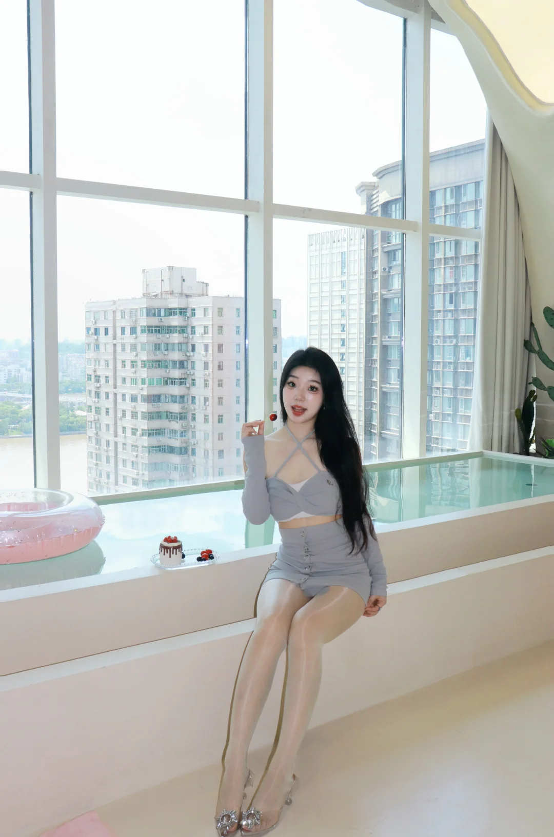 NPY眼光🐮了！▫️270°高空视野泳池