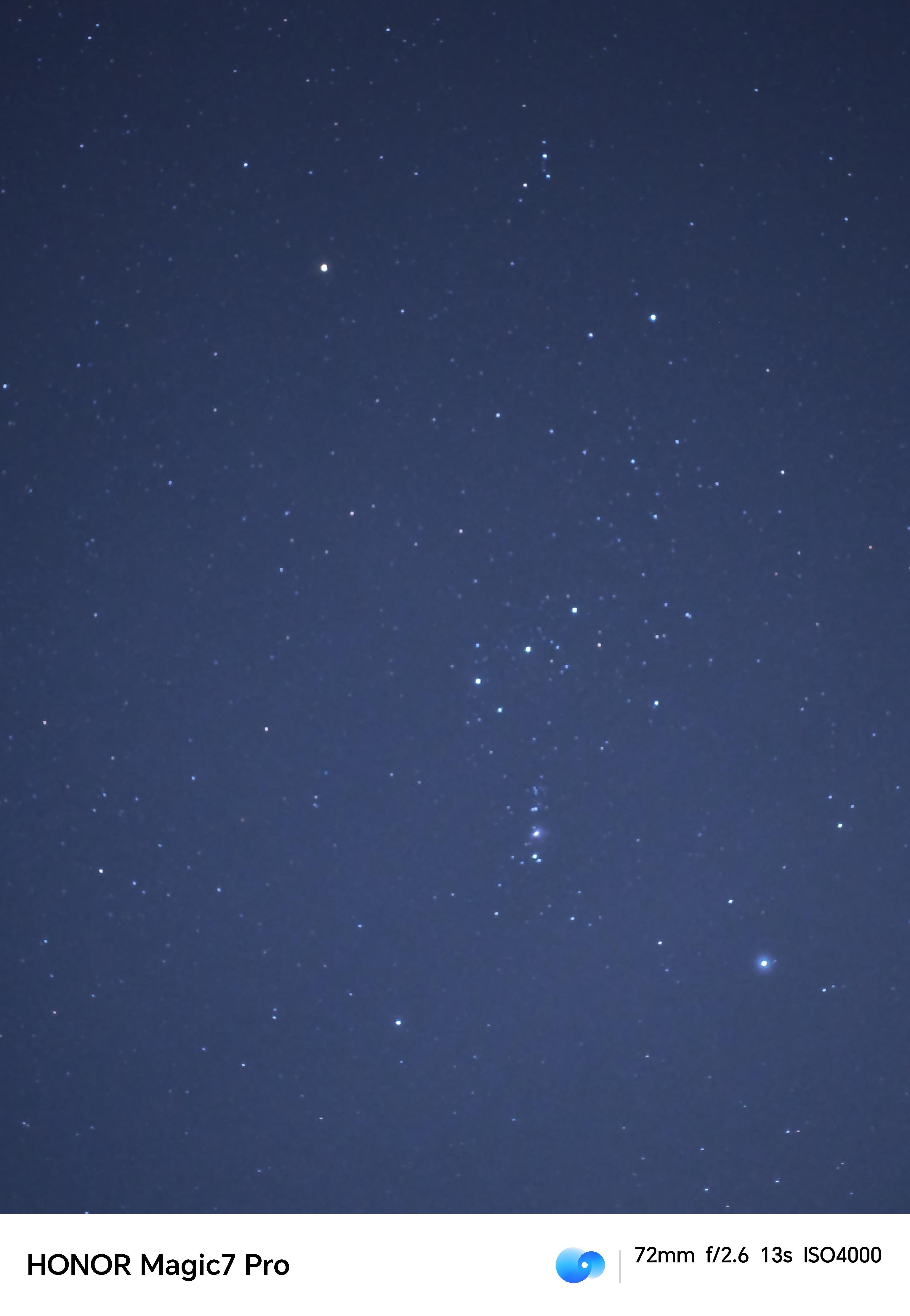 用荣耀Magic7 Pro观测一下猎户座，最亮的还是参宿四！据说这颗恒星已经爆炸