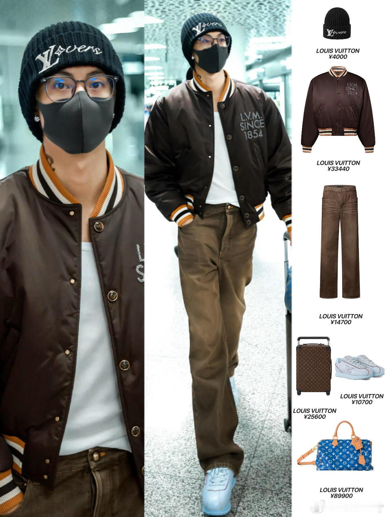 王鹤棣刚结束澳门演唱会，凌晨从深圳启程飞往巴黎，以路易威登（LV）品牌代言人身份