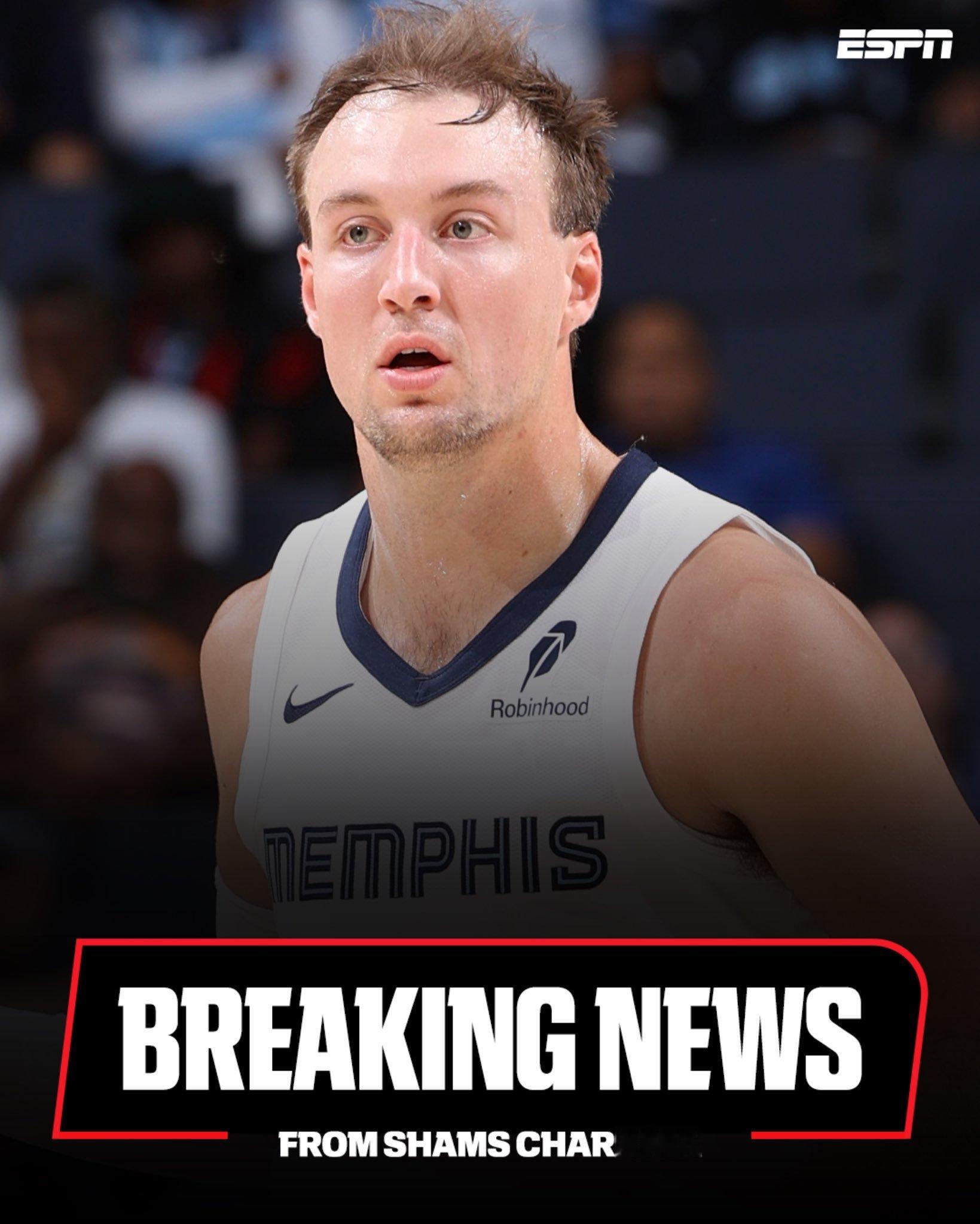 shams：肯纳德1年1100万签约老鹰。吹扬对NAW和他进行了招募。NBA自由