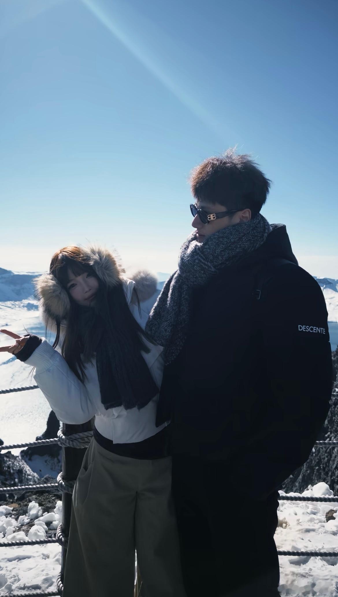 在长白山留下了很多美好的瞬间 