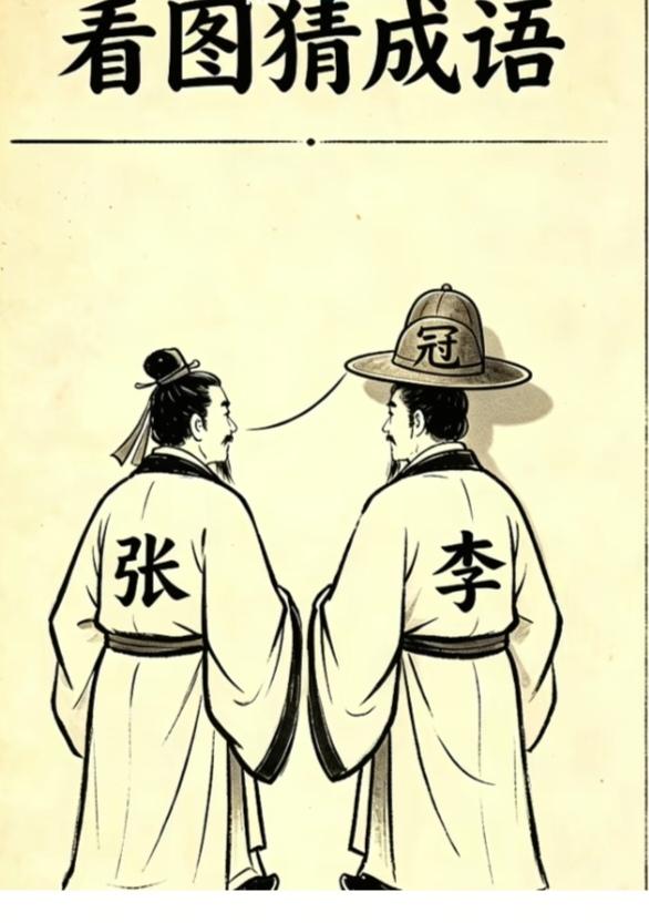 根据图意猜个成语来。在30秒内完成。