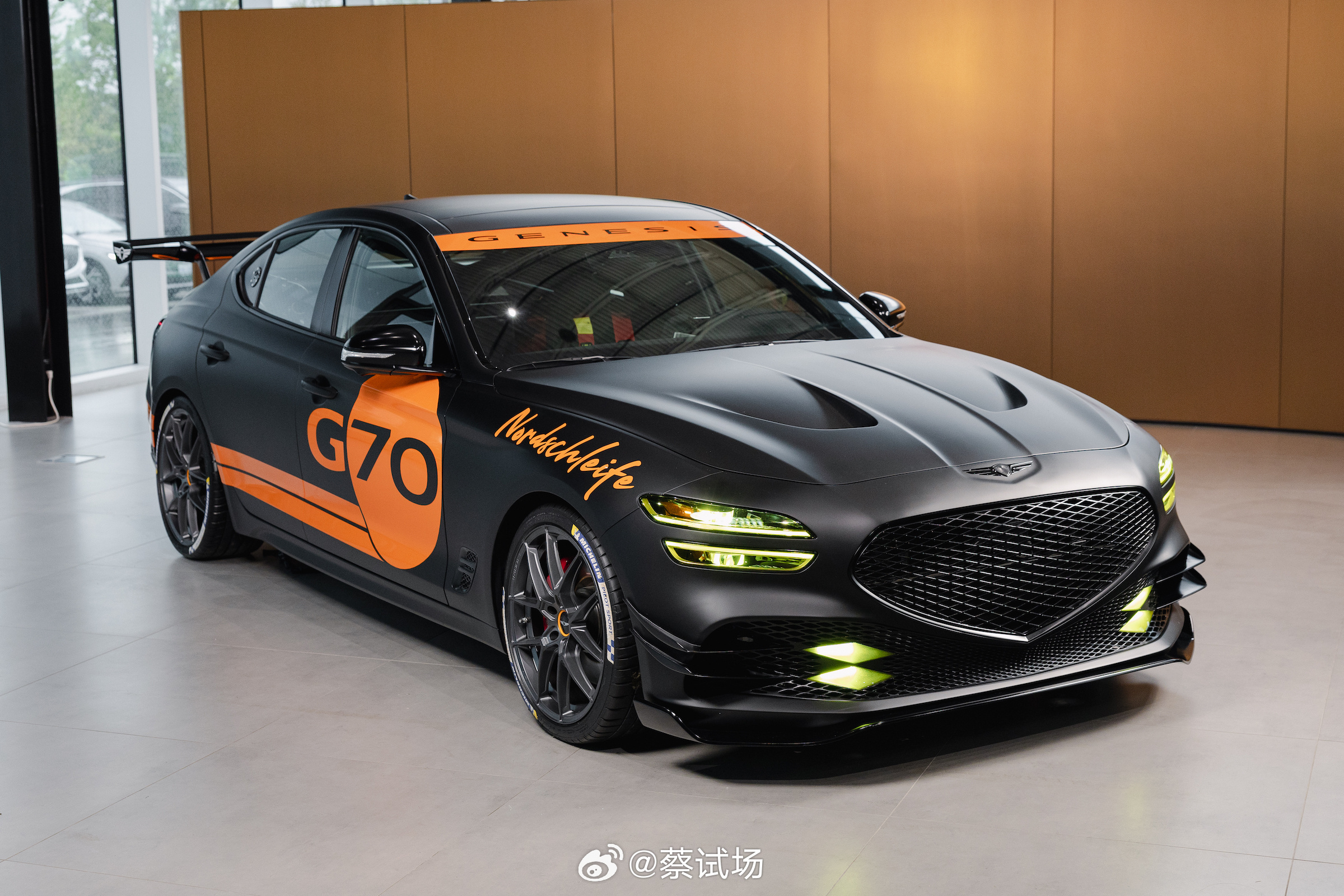 实拍，捷尼赛思G70赛道日特别版Track Day Special概念车，基于G