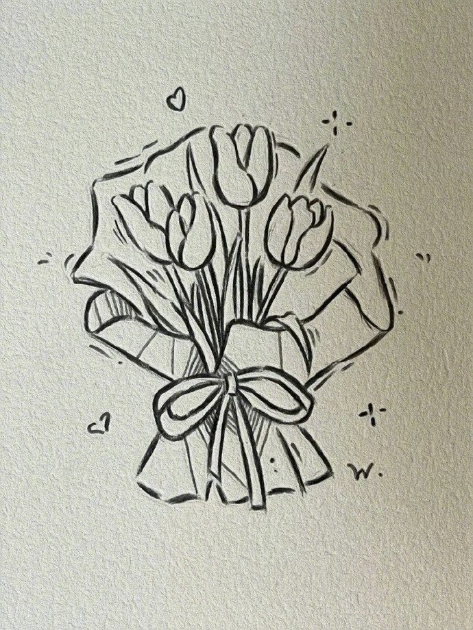 可爱简笔画。 ​​​