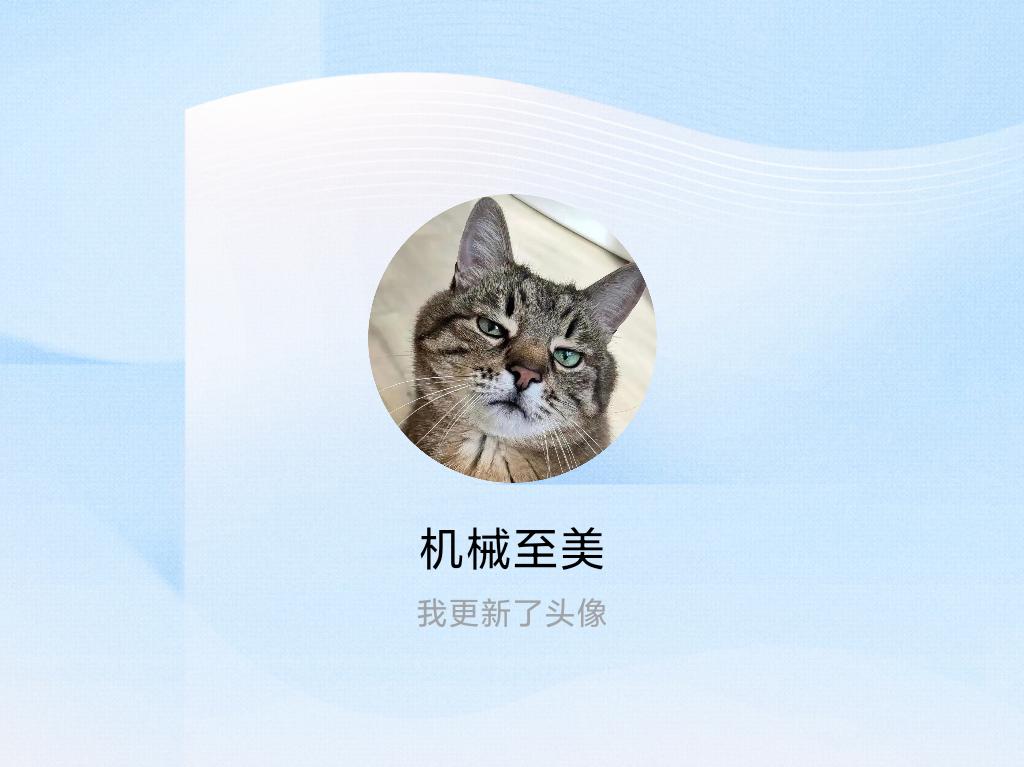 快来看看我新换的头像吧