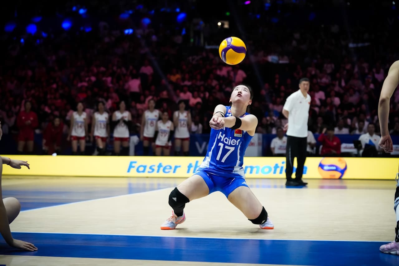 中国女排3比0塞尔维亚女排 2026年世界女排联赛第一周南京站：中国🇨🇳女排