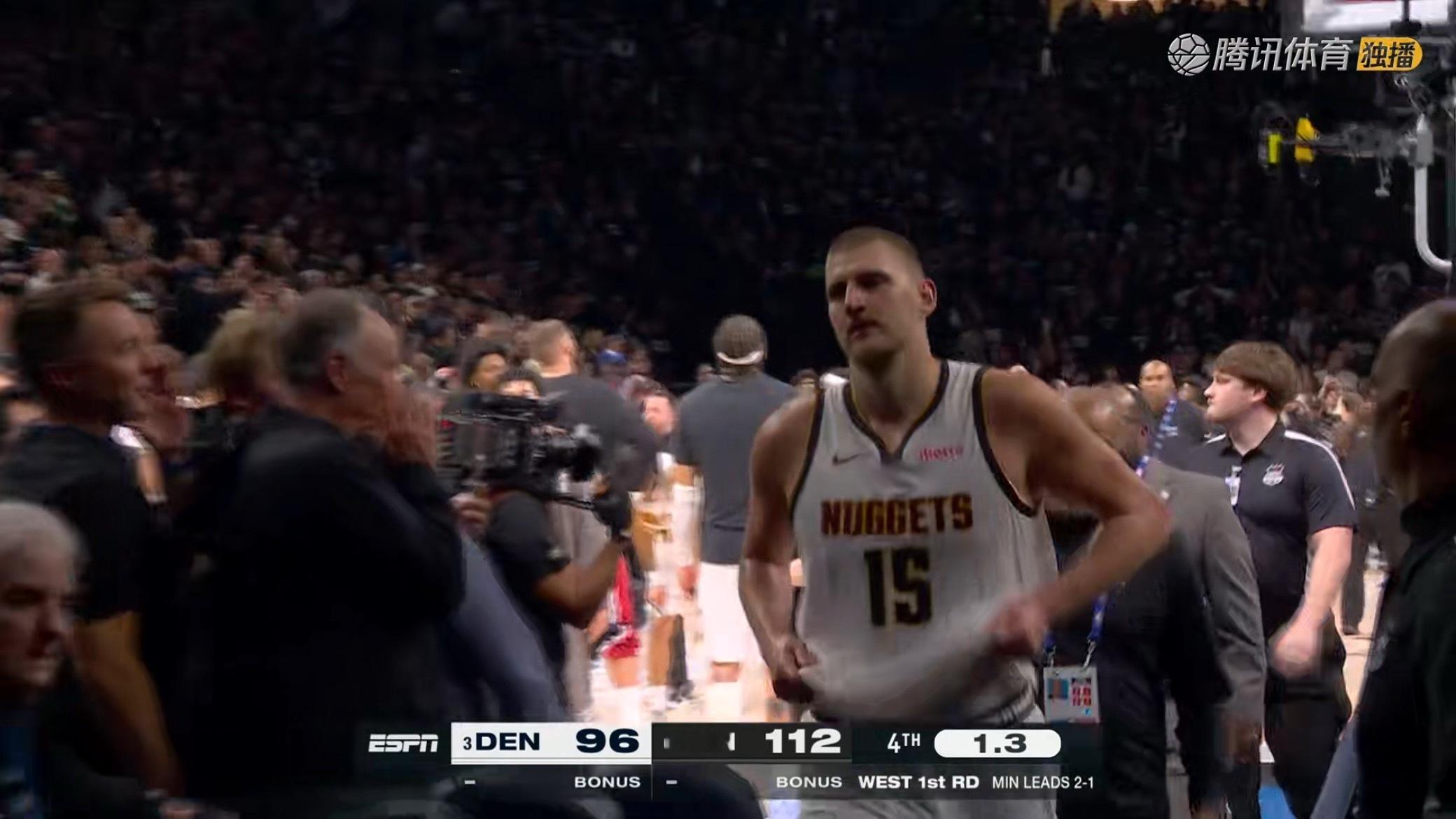约基奇被驱逐！麦丹被驱逐！掘金vs森林狼