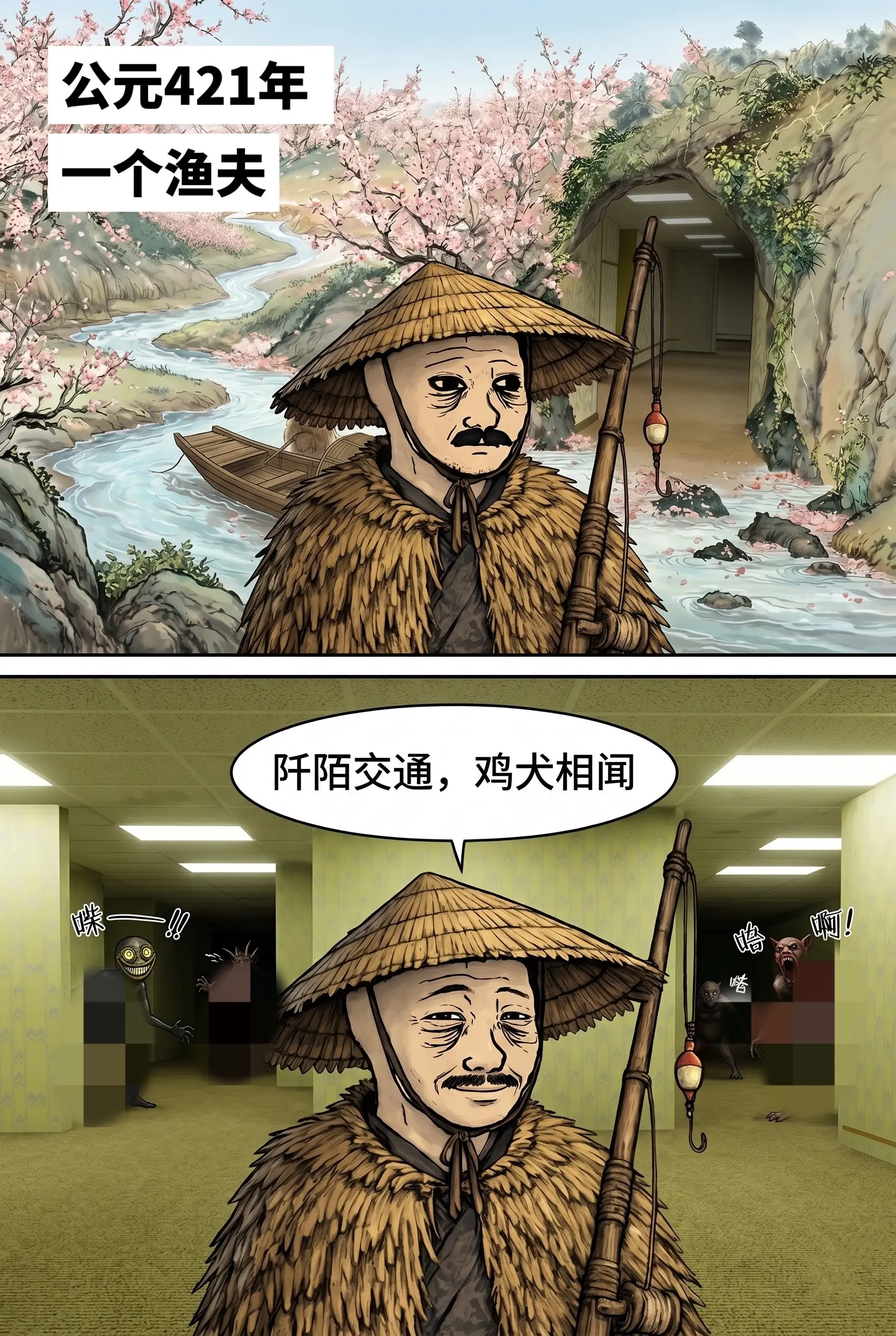 都是武陵人 我原本没想捕鱼为业！