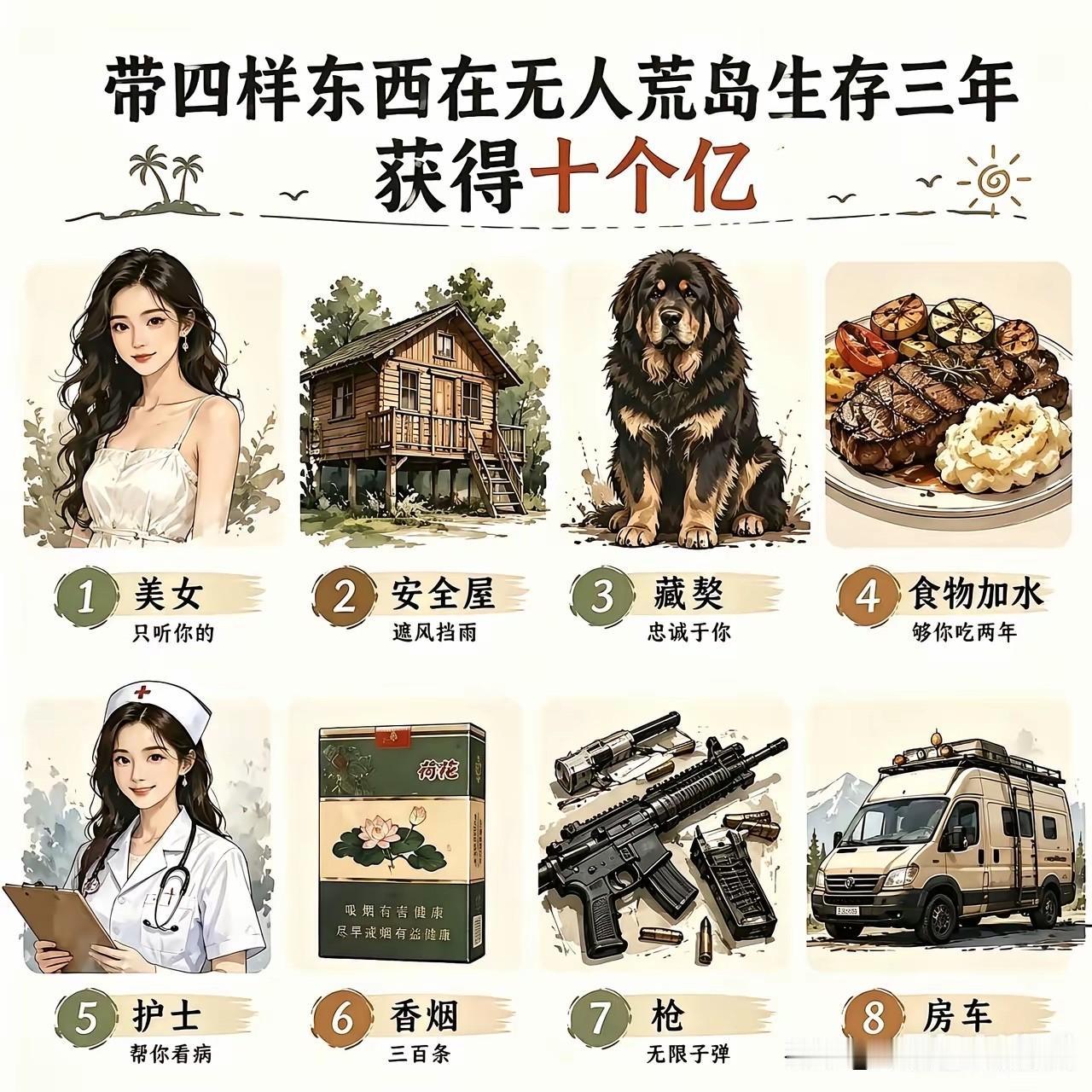 我敢打赌，90%的人，都是选2457，不接受反驳！