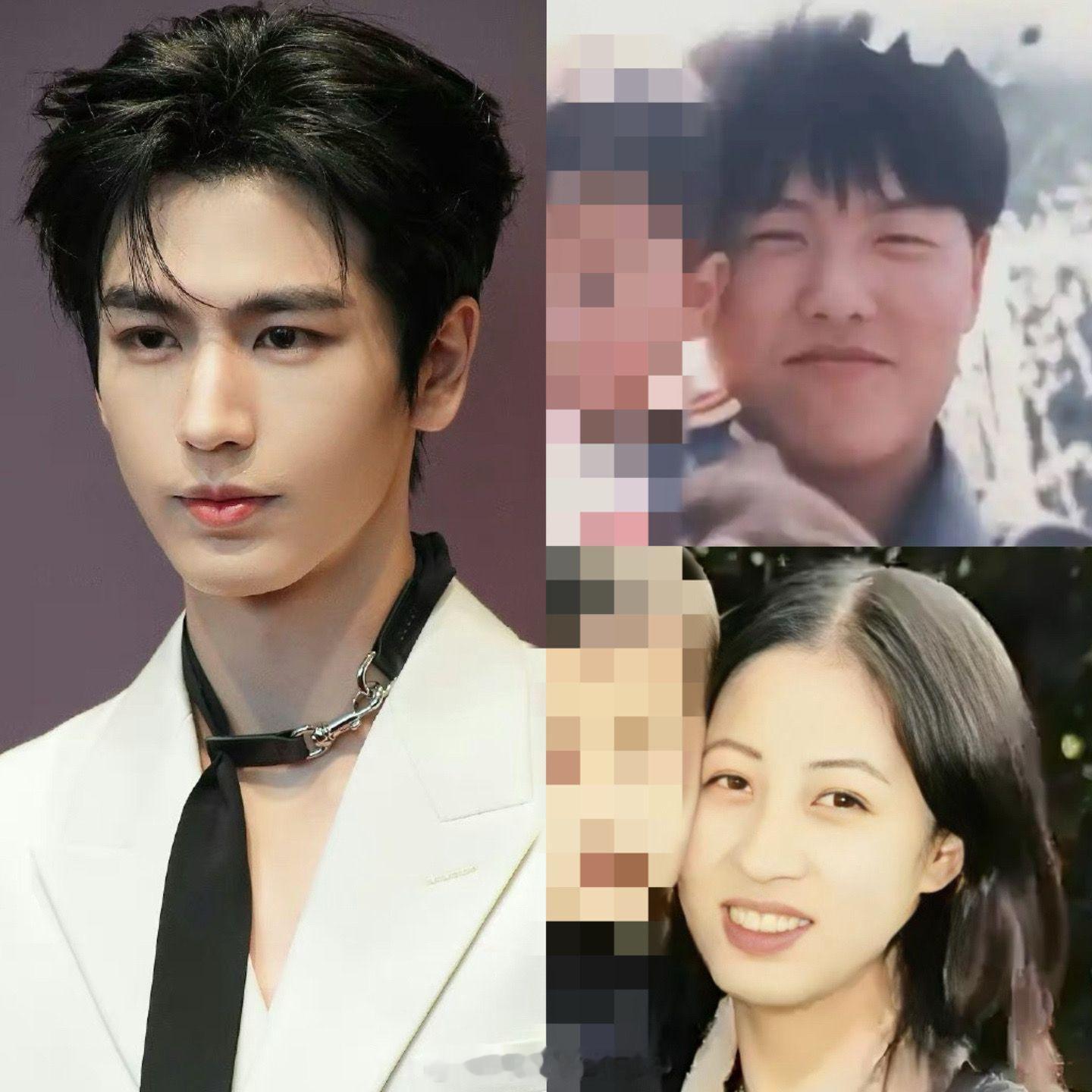 张凌赫 遗传是门学问 遗传真是门学问，张凌赫完全挑着爸爸妈妈的优点长啊，爸爸的身